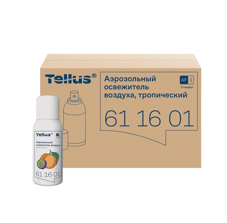 Аэрозольный освежитель воздуха Tellus, тропический аромат А1, 611601 