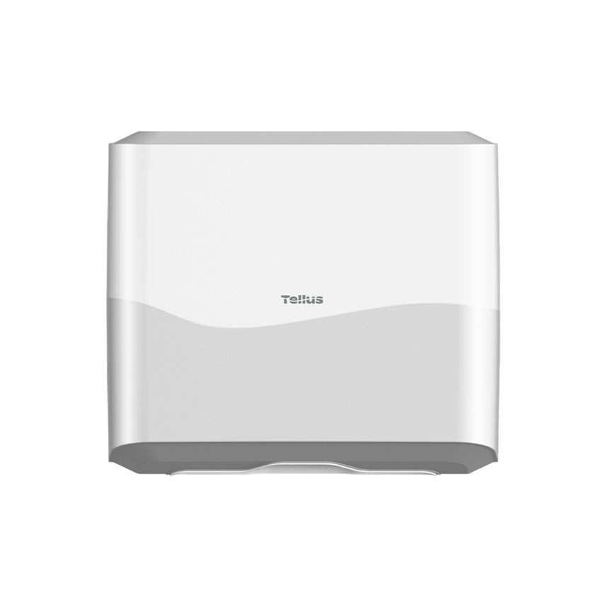 Мини-диспенсер Tellus для листовых полотенец моносложения, белый HT3, 913500 